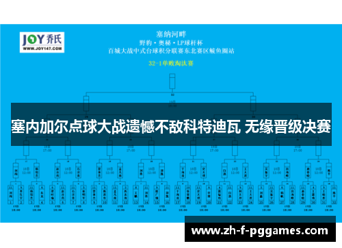 塞内加尔点球大战遗憾不敌科特迪瓦 无缘晋级决赛