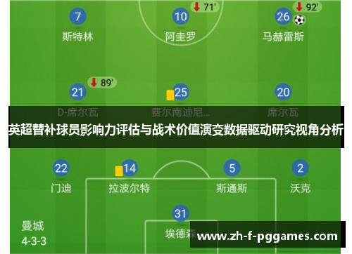 英超替补球员影响力评估与战术价值演变数据驱动研究视角分析
